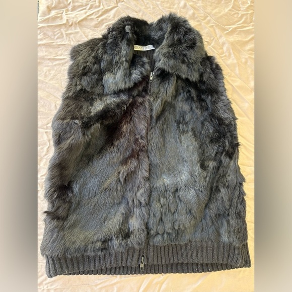 danny roberts Jackets & Blazers - Danny Roberts - Authentic rabbit fur vest - size medium